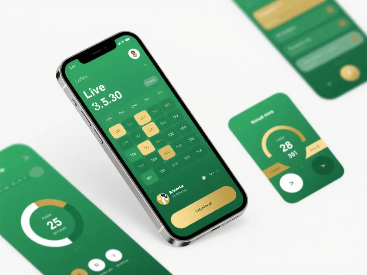 赛程与比分界面示意图